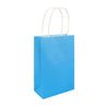 Neon Blue Paper Party Bags - Kids Party Craft
