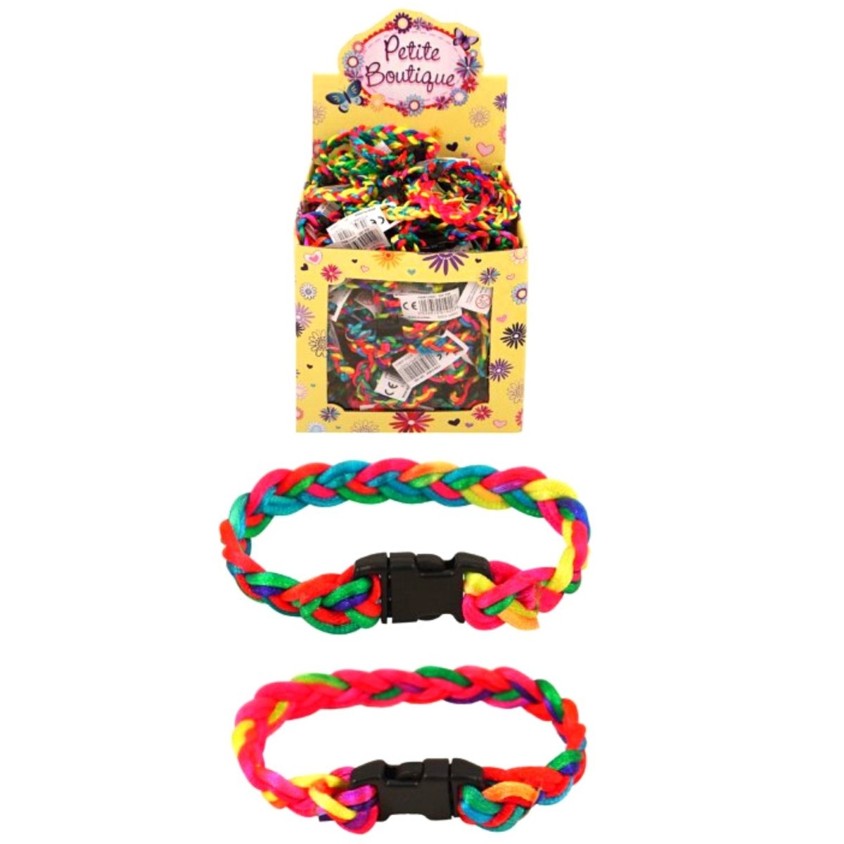 Neon Braided Bracelet - Kids Party Craft