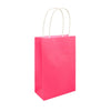 Neon Pink Paper Party Bags - Kids Party Craft