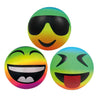 Neon Smiley Face PVC Ball 9” - Kids Party Craft