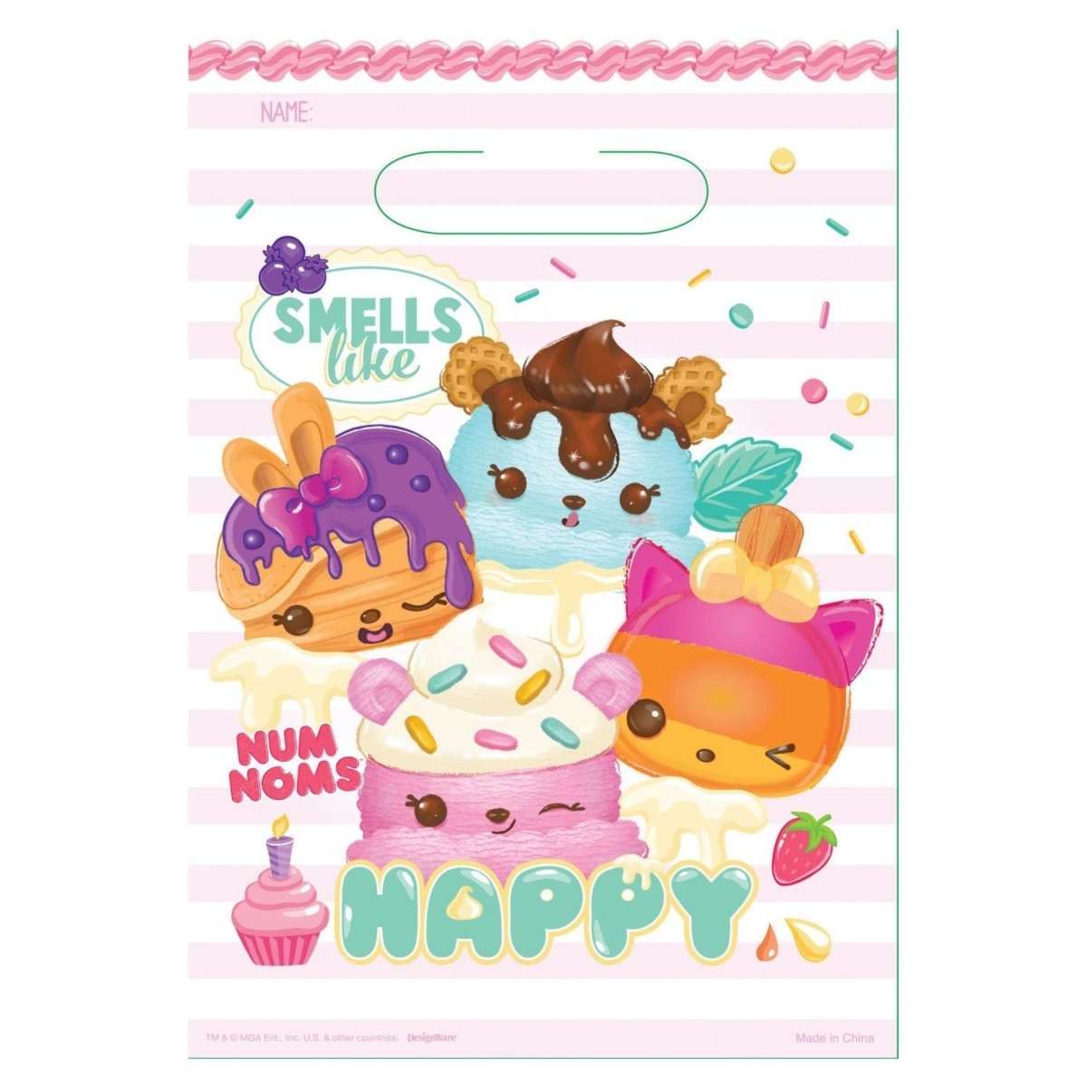 Num Noms Loot Bags 8pk - Kids Party Craft