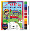 On The Road Poster & Paint Book - Kids Party Craft