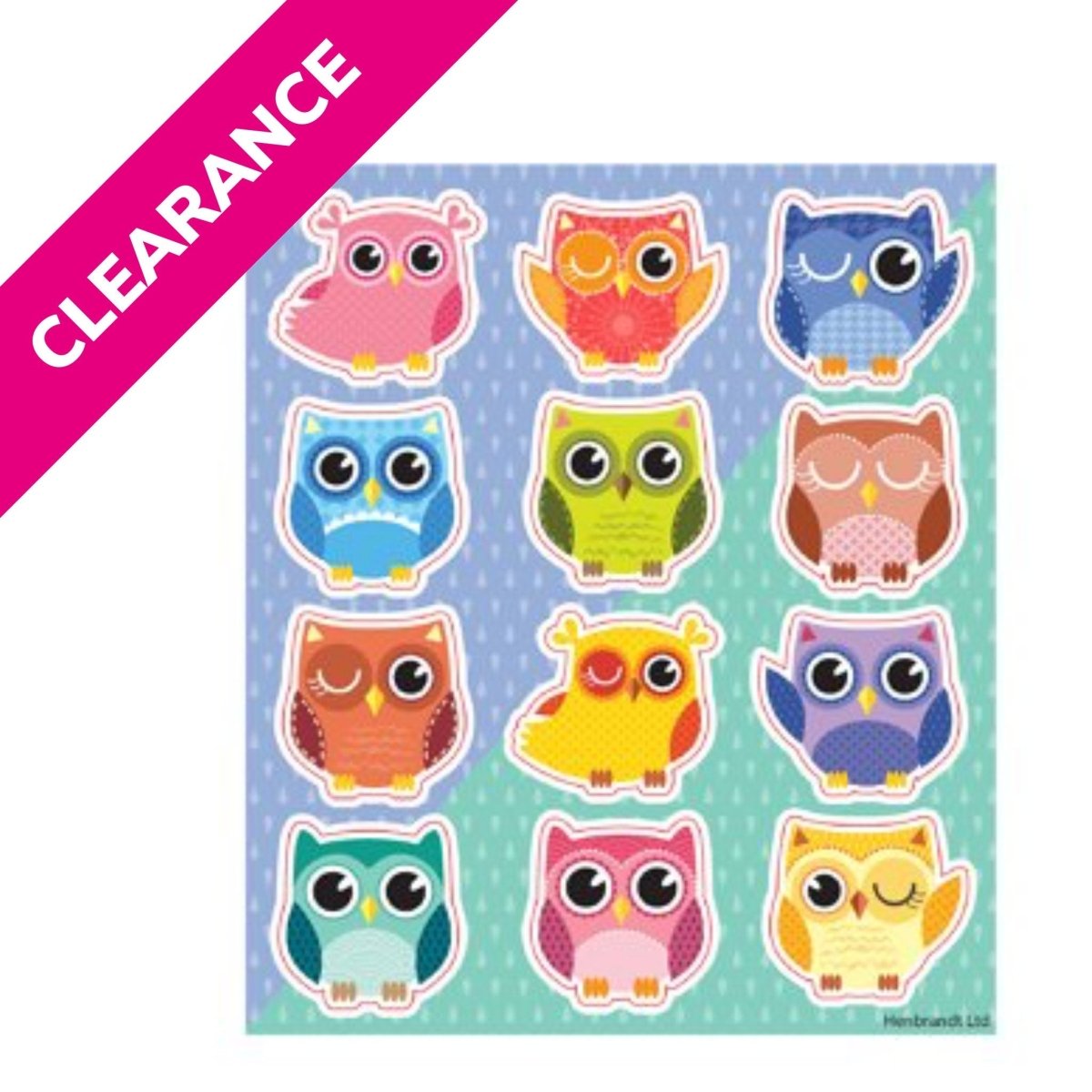 Owl Sticker Sheet - Kids Party Craft – KPC
