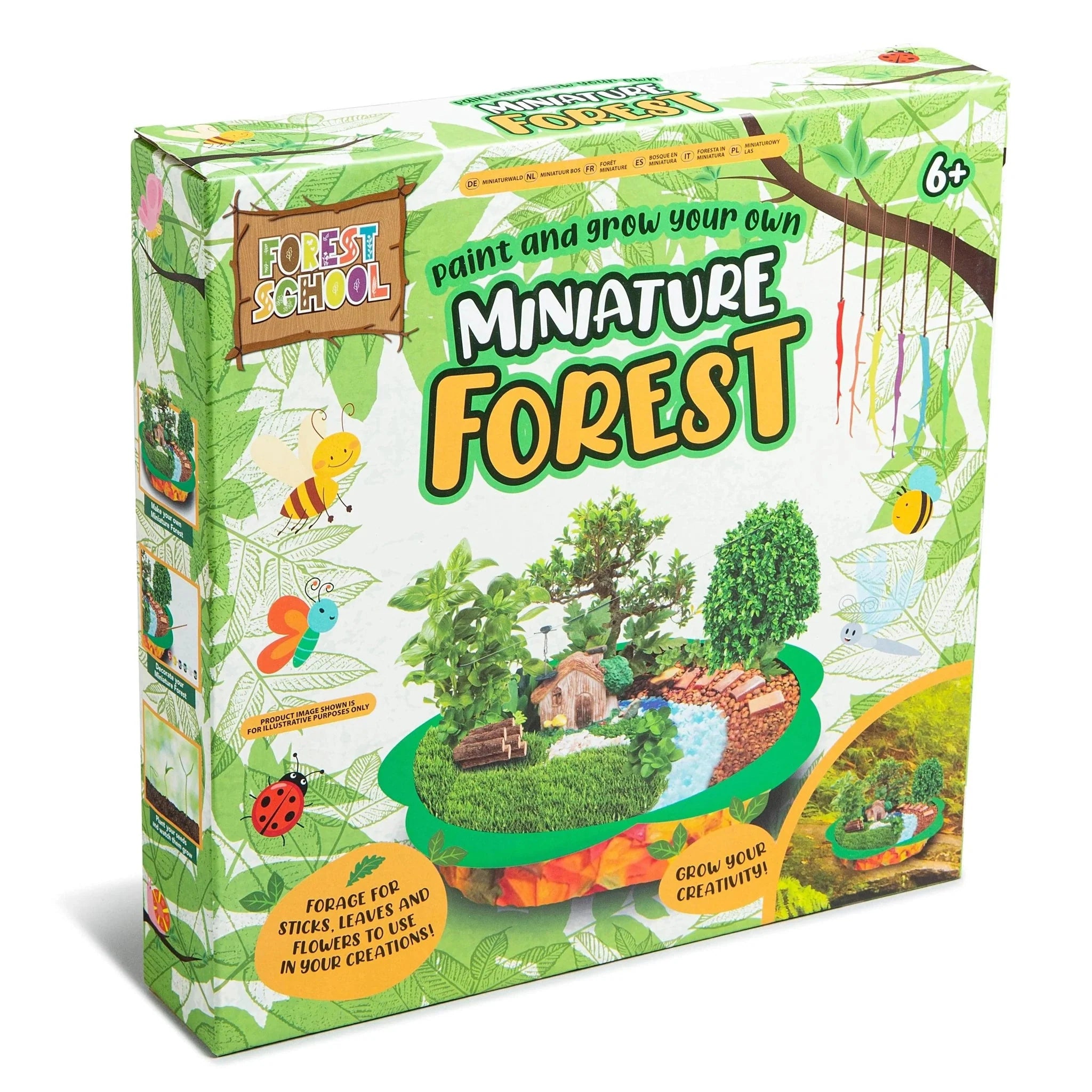 Paint and Grow Your Own Miniature Forest - Kids Party Craft