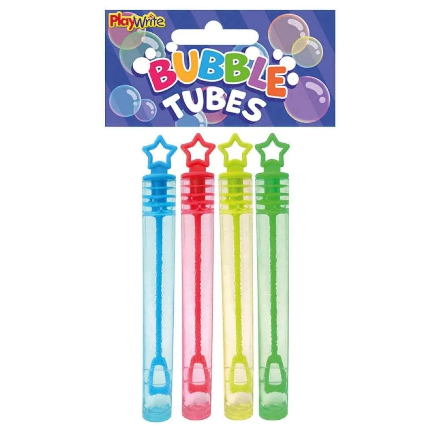 Party Bubble Tubes 11cm 4pk - Kids Party Craft