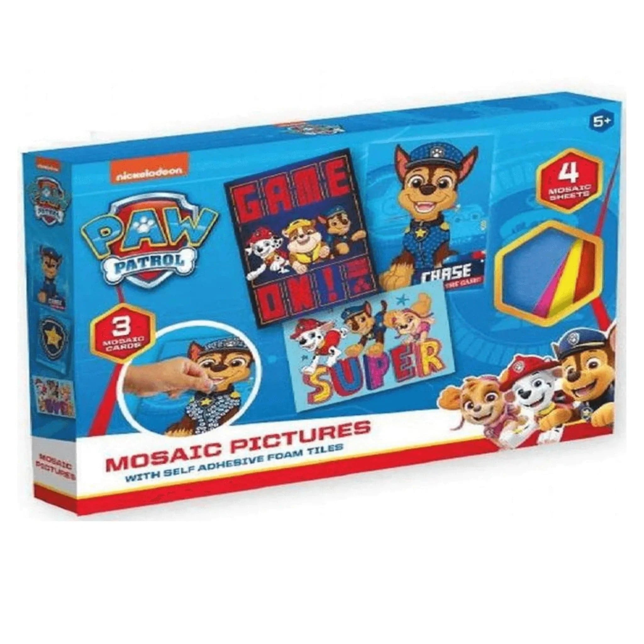 Paw Patrol Mosaic Pictures - Kids Party Craft
