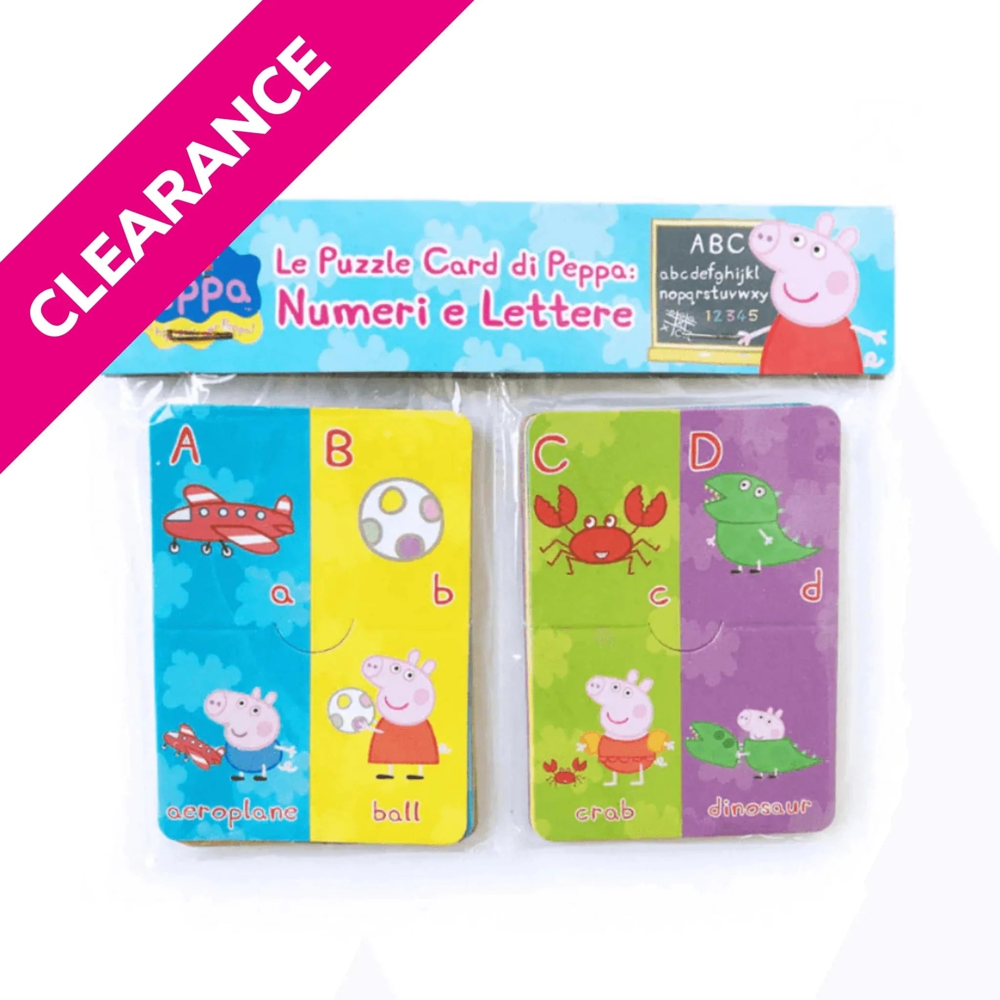 Peppa Pig Flash Cards - Letters & Numbers - Kids Party Craft