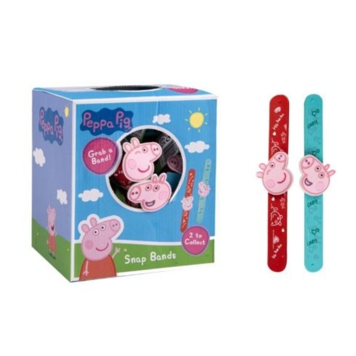 Peppa Pig Silicone Snap Band - Kids Party Craft