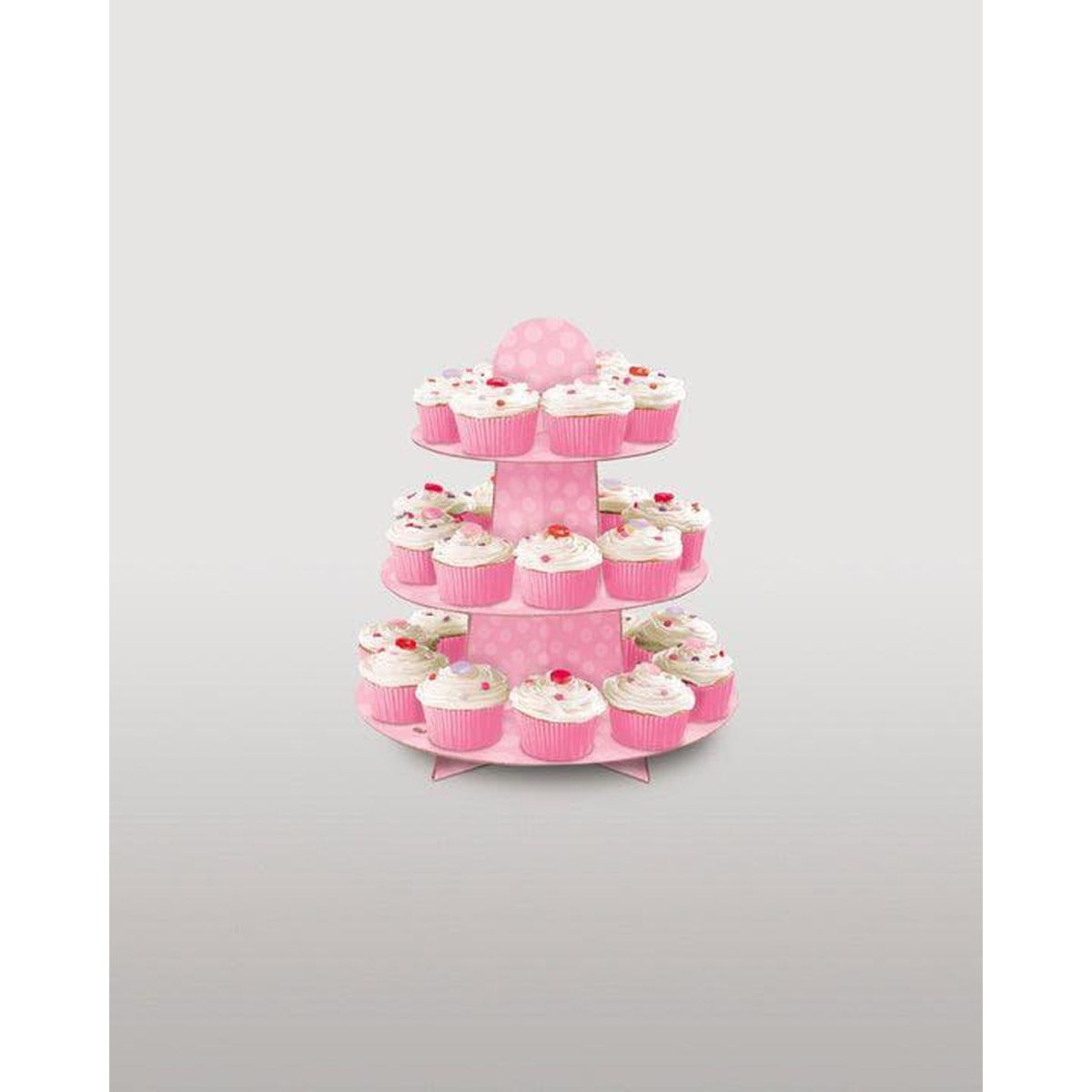 Pink Cupcake Stand - Kids Party Craft