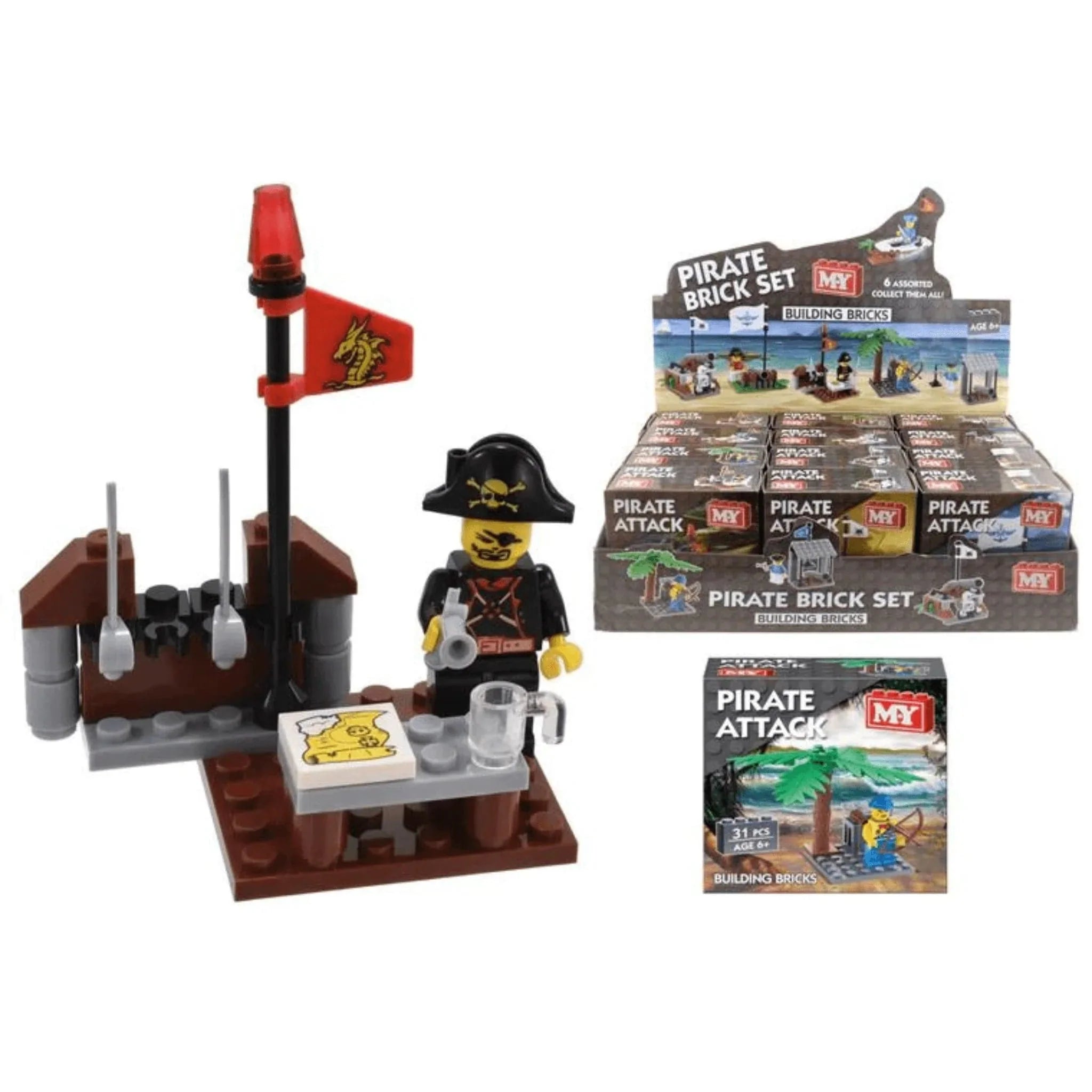 Pirate Brick Set - Kids Party Craft