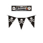 Pirate Bunting 4 Meters 11 Pennants - Kids Party Craft