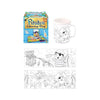 Pirate Colouring Mug with 2 Assorted Designs - Kids Party Craft