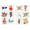 Pirate Tattoo Sheets (Each Sheet Contain 6 Tattoos) - Kids Party Craft
