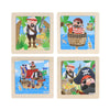 Pirate Wooden Jigsaw Puzzle - Kids Party Craft
