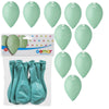 Plain Aqua Balloons (10 pack) - Kids Party Craft