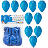 Plain Blue Balloons (10 pack) - Kids Party Craft