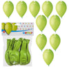 Plain Light Green Balloons (10 pack) - Kids Party Craft