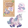 Play Card Unicorn 3D Puzzles 11.5x8cm - Kids Party Craft