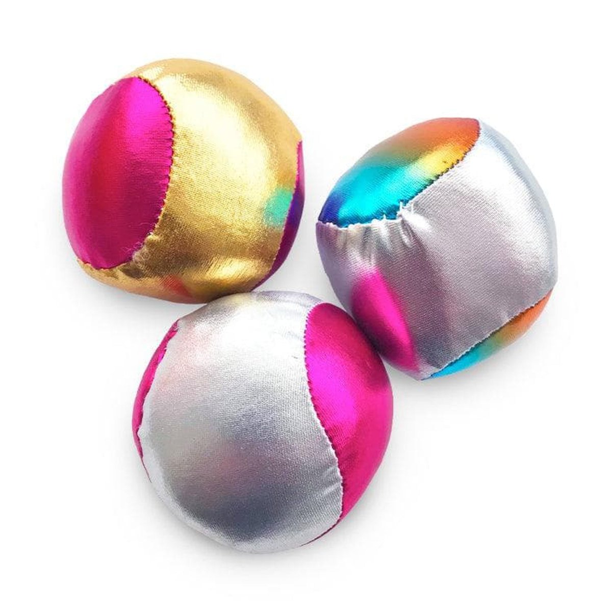 Plush Metallic Look Play Ball - Kids Party Craft