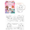 Princess Colouring Mug with 2 Assorted Designs - Kids Party Craft