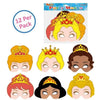 Princess Masks 12 Pack - Kids Party Craft