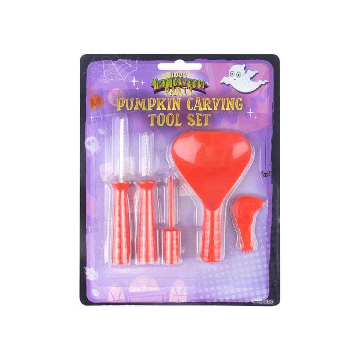 Pumpkin Carving Tool Set (5 Pieces) - Kids Party Craft