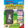 Puppy Wheelie Bin Sticker Kit - Kids Party Craft