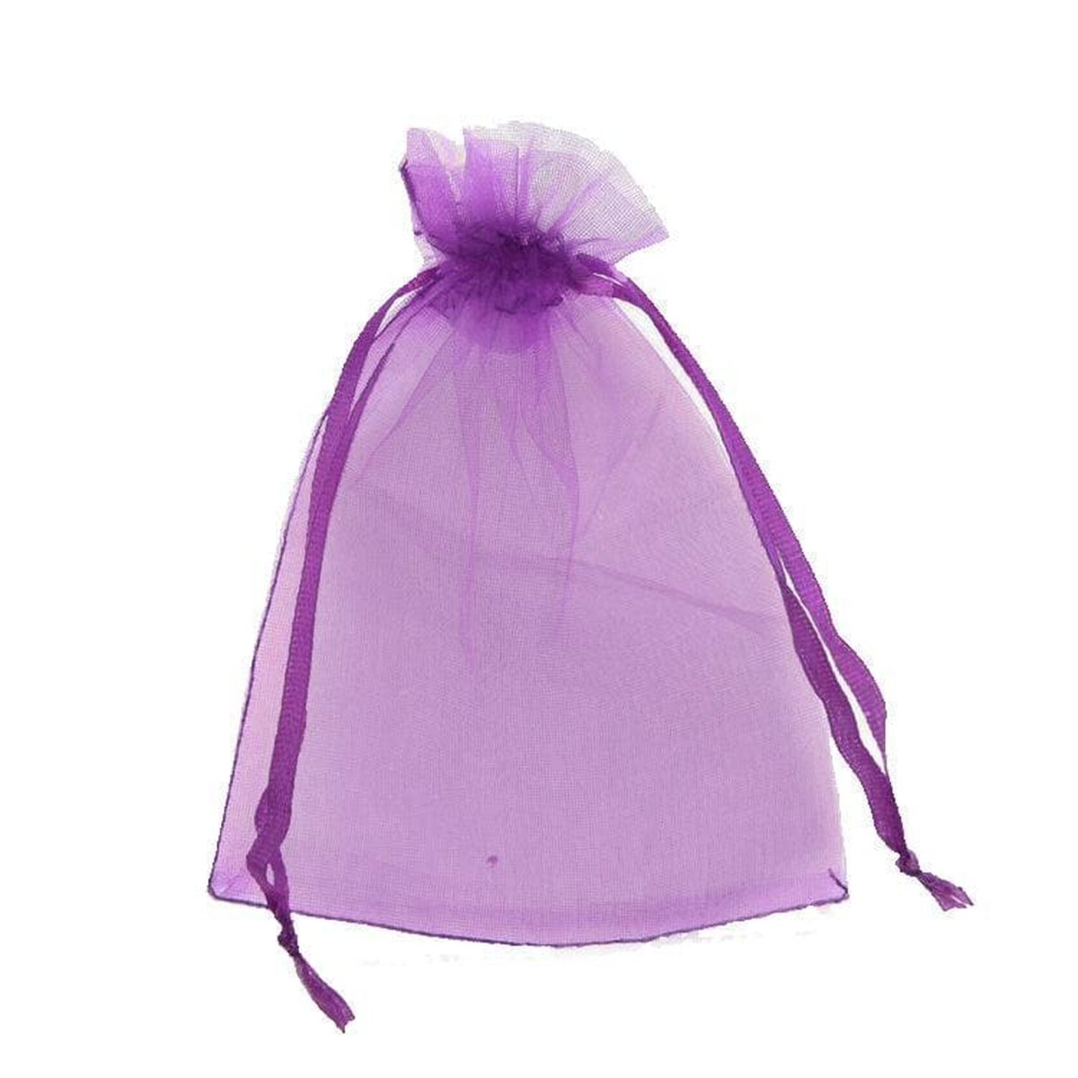 Purple Organza Bag - Kids Party Craft