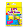 PVA Craft Glue Set (2 Pieces) - Kids Party Craft