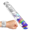 Rainbow Colour In Slap Bracelet - Kids Party Craft