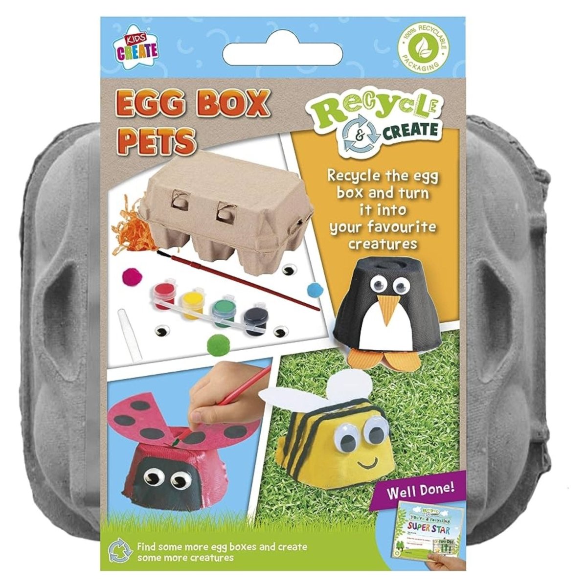 Recycle Egg Box Pets - Kids Party Craft
