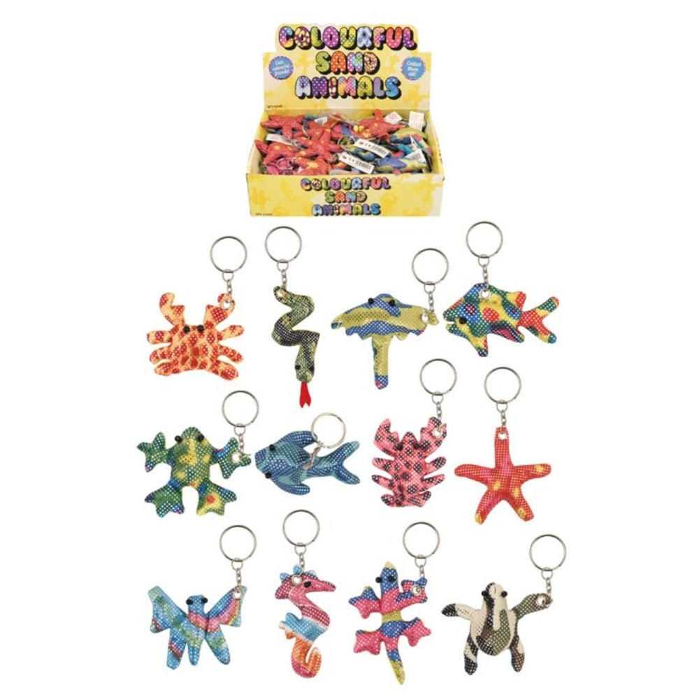 Sand Keychain Sand Animal Keychain (7-12cm) - Kids Party Craft | Kids Party Craft