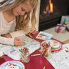 Santa Christmas Colouring Placemats 8pk - Kids Party Craft