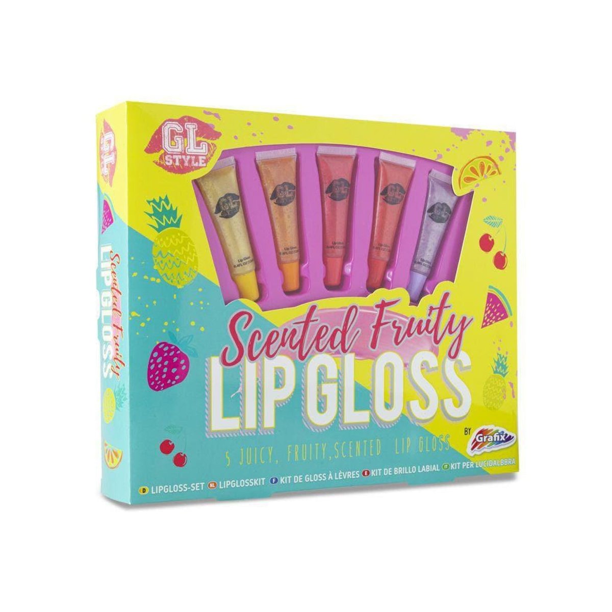 Scented Fruity Lip Gloss Set - Kids Party Craft