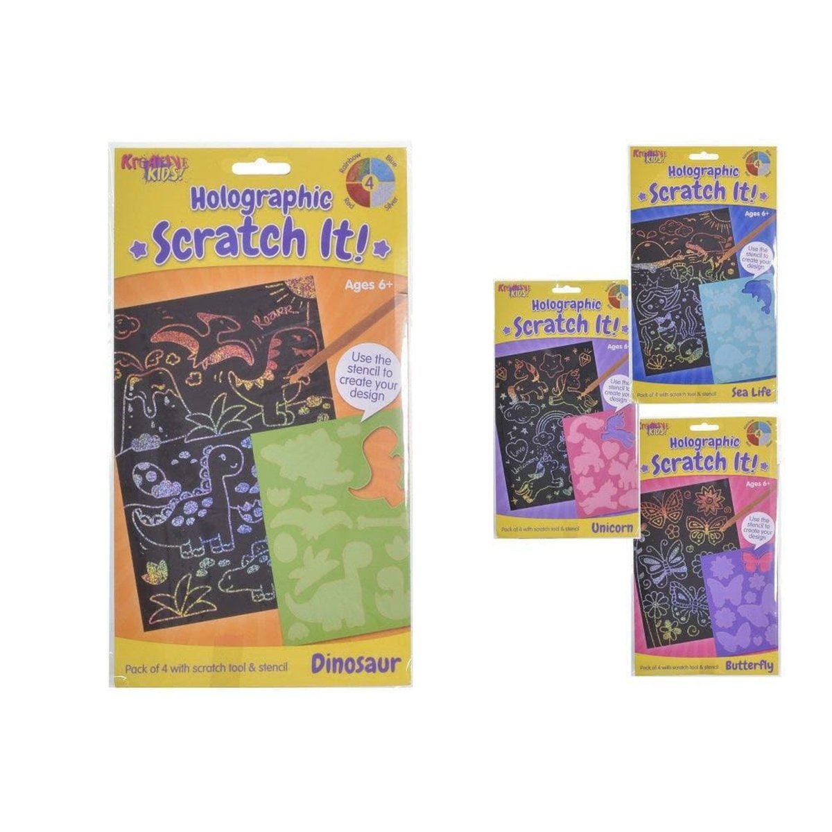 Scratch Art Kits - Kids Party Craft