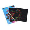 Scratch Art Magic Colour Sticker Set - Kids Party Craft