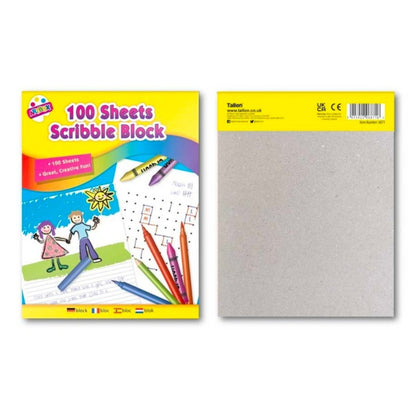 Scribble Block Books (100 Sheets) - Kids Party Craft