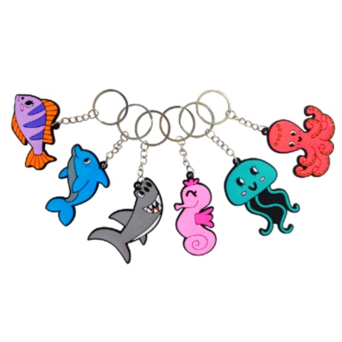 Sea Life Novelty Keychain - Kids Party Craft