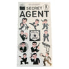 Secret Agent Mini Sticker Book - 12 Sheets (384 stickers) - Kids Party Craft