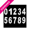 Self Adhesive White Numbers 0-9 - Kids Party Craft