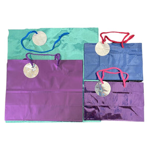 Set of 4 Gift Bags 1 Large, 1 Medium, 2 Small - Kids Party Craft