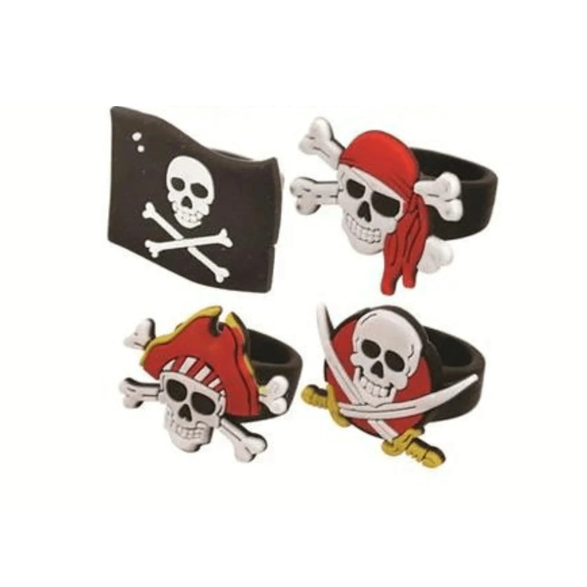 Skull and Crossbones Pirate Rings - Kids Party Craft