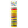 Smile Pencils with Erasers (6 pieces) - Kids Party Craft