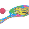 Smiley Face Wooden Paddle Bat and Ball Game - Kids Party Craft