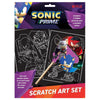 Sonic Prime Scratch Art Set - Kids Party Craft
