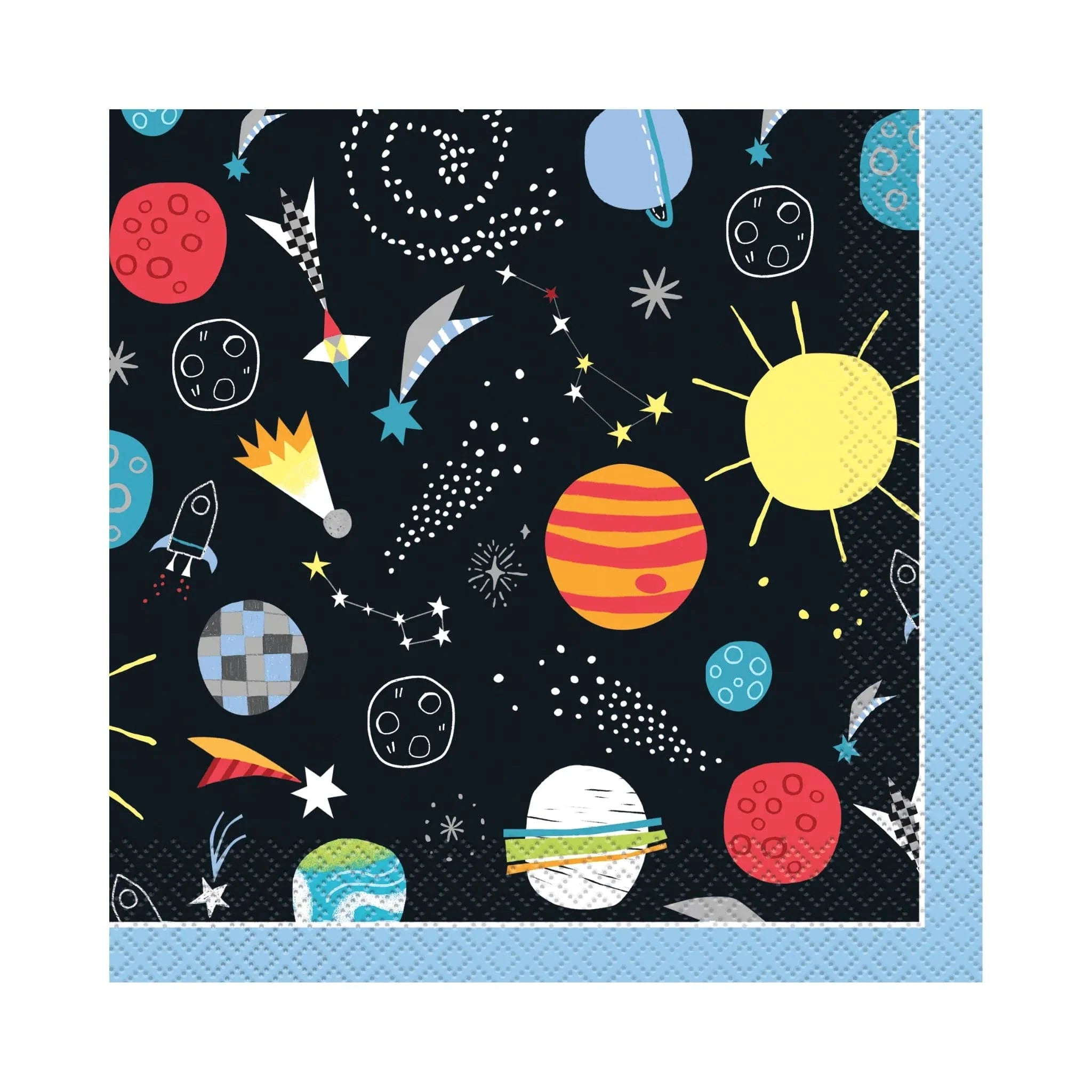 Space Luncheon Napkins 16pk - Kids Party Craft