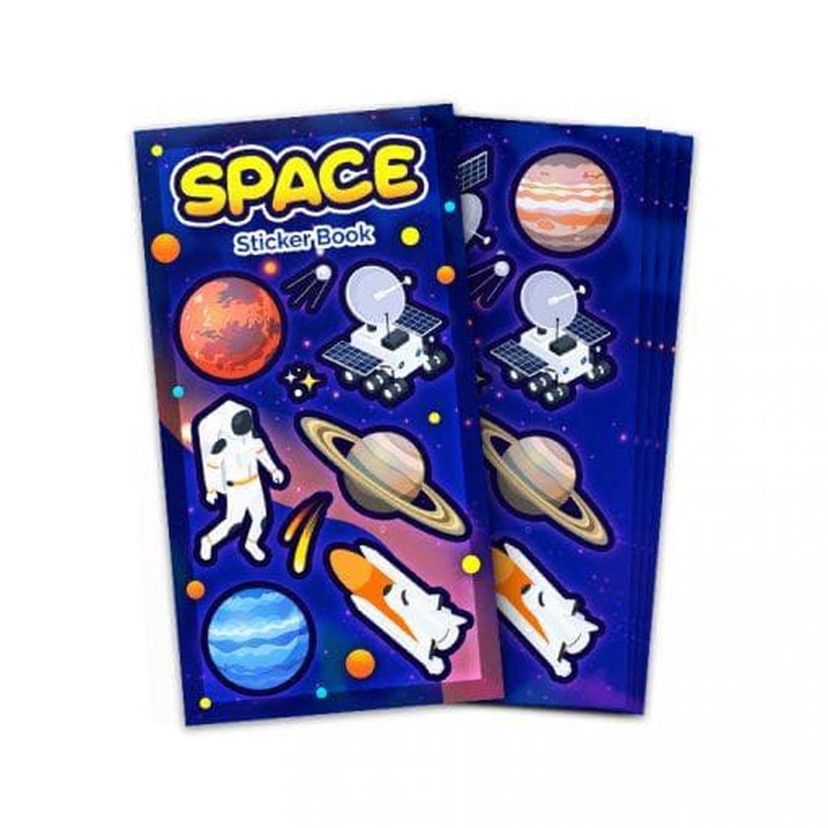 Mini Easy Space Space Mini Sticker Book (12 Sheets) - Kids Party Craft | Kids Party Craft