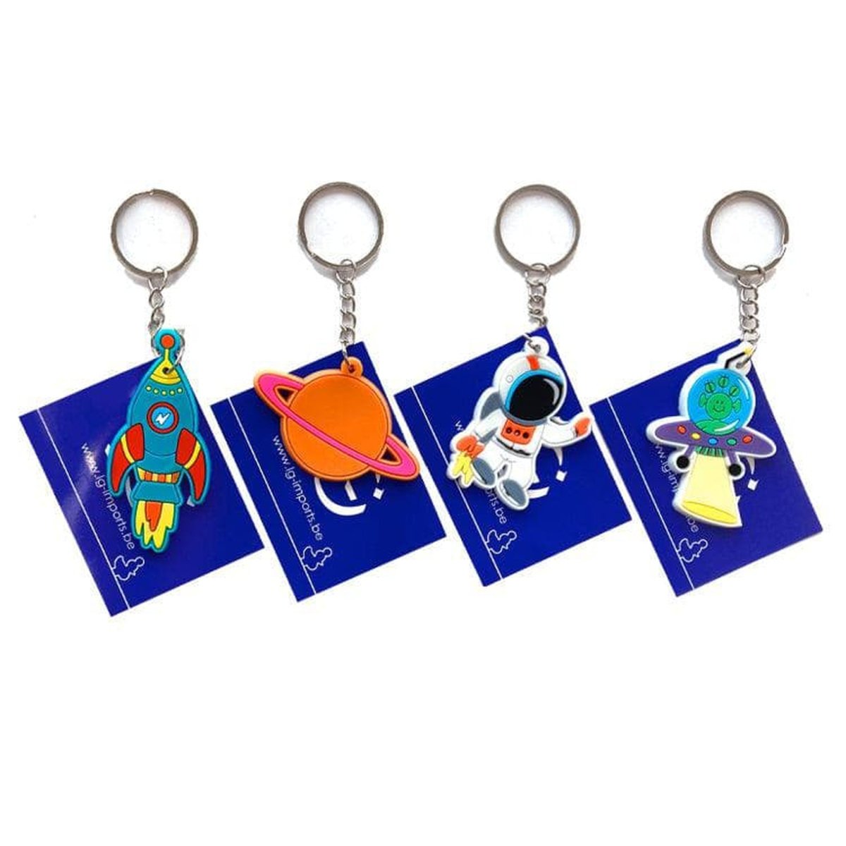 Keychains Space Theme Space Novelty Keychain - Kids Party Craft | Kids Party Craft
