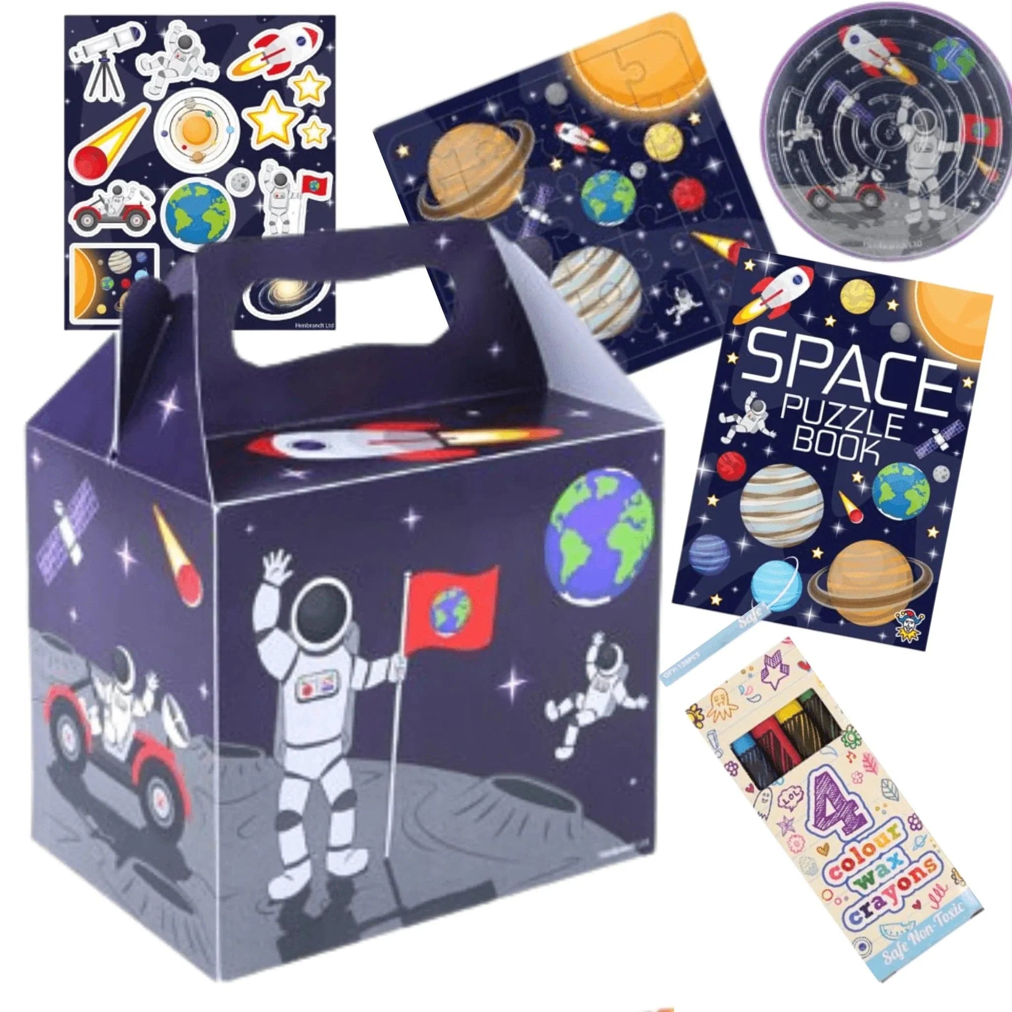 Space Pre-Filled Party Food Boxes - Kids Party Craft