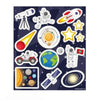 Space Sticker Sheet - Kids Party Craft